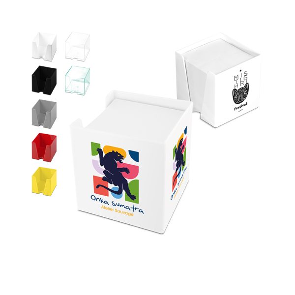 Support bloc papier carre ambiance