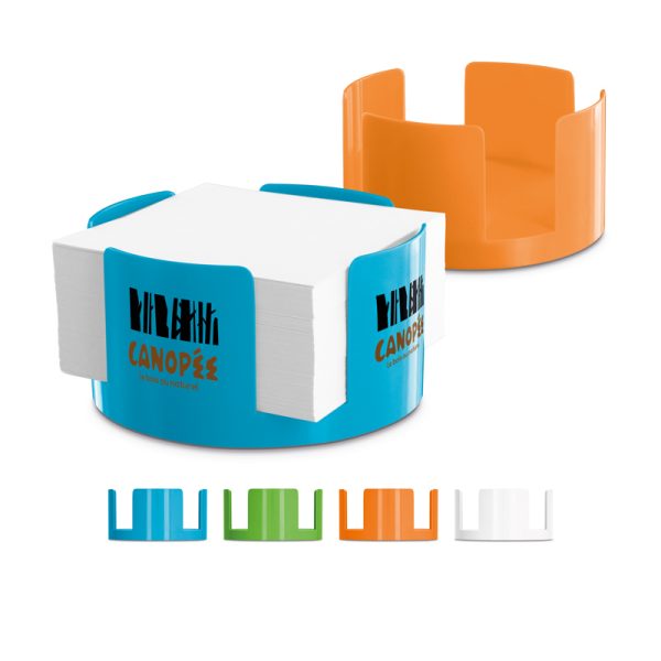 Support bloc papier rond