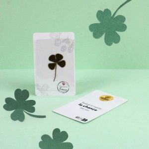 Carte trefle 4 feuilles