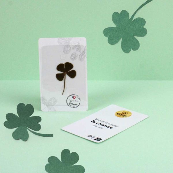 Carte trefle 4 feuilles