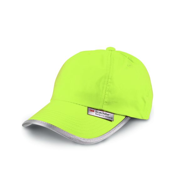 Casquette haute visibilite jaune result