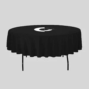 Impression nappe ronde personnalise