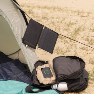 Panneau solaire portable ambiance
