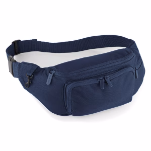 Qd12 sac banane mousqueton marine