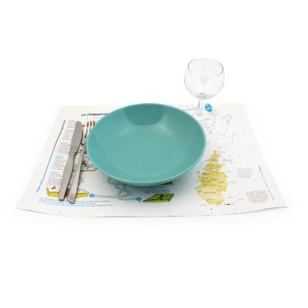 Set de table papier graines a3 face