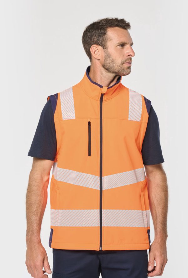 Wk460 veste softshell sans manche